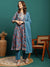 Celeste Grace Printed Pure Cotton A-Line Kurta Pant with Dupatta Set
