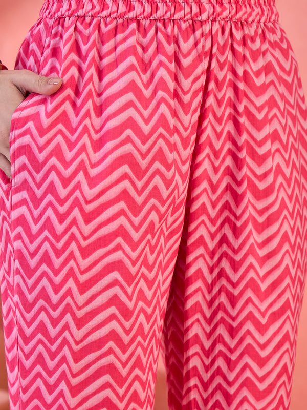 Ruby Aura Embroidered Maroon Silk Blend Kurta with Trouser & Dupatta