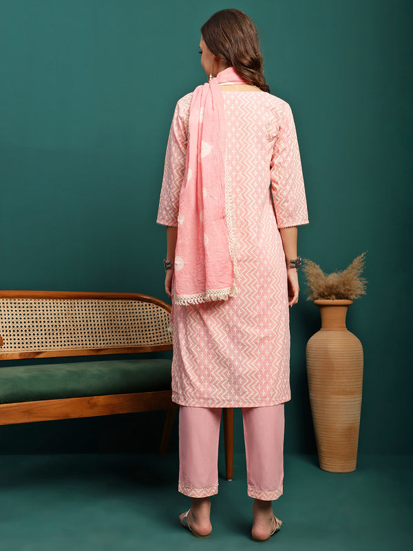 Petal Haze Embroidered Kurta Set