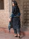 Sky Sonata Floral Printed Kurta Pant Dupatta Set