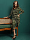 Forest Muse Printed Rayon Tunic & Trouser Co-Ord Set
