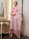 Petal Verse Floral Printed Kurta Pant Dupatta Set