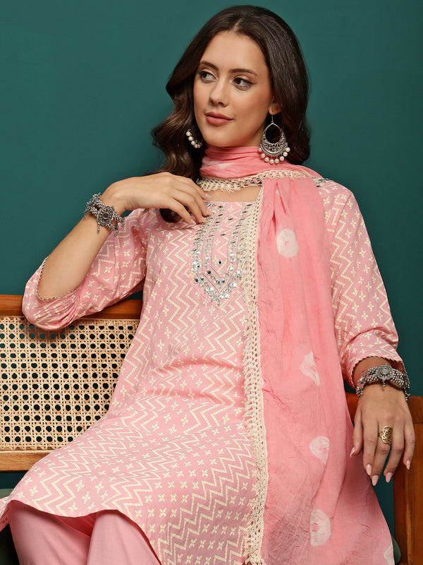 Petal Haze Embroidered Kurta Set