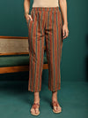 Ocean Drift Printed Pure Cotton Straight Kurta With Trouser & Dupatta Set