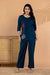 Ocean Grace – Cotton Flex Floral Embroidered Co-Ord Set