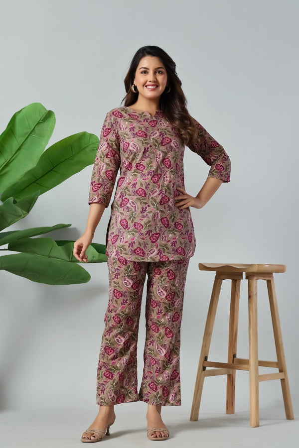 Rustic Petal Chic Co-Ord Set