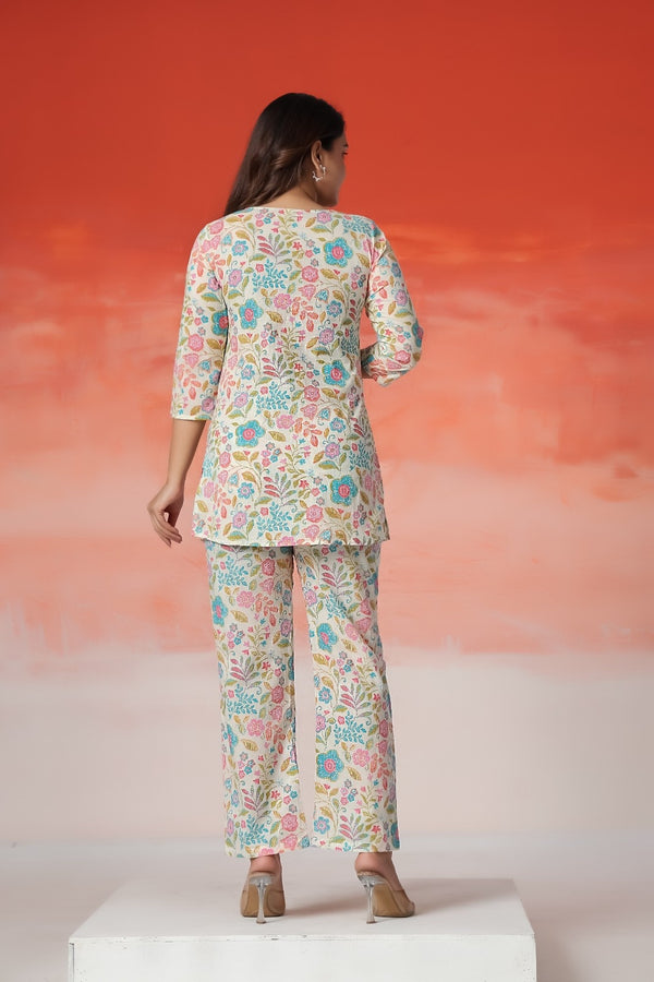 Blush Meadow Luxe Co-Ord Set