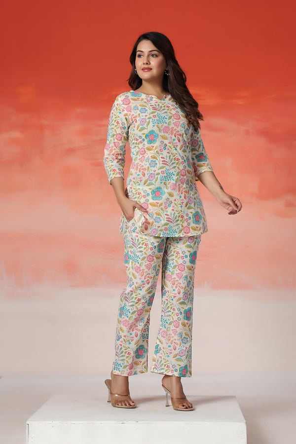Blush Meadow Luxe Co-Ord Set