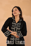 Black Artisan – Premium Cotton Flex Embroidered Co-Ord Set for Women