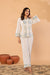 Celeste Bloom – Premium Cotton Flex Embroidered Shirt & Pant Co-Ord Set