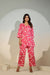 Pink Floral Co-Ord Set for Women – Casual Cotton Lounge Wear
