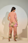 Peach Bloom Luxe Co-ord Set