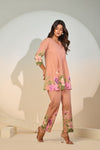Peach Bloom Luxe Co-ord Set