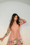Peach Bloom Luxe Co-ord Set
