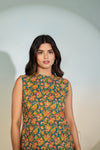 Emerald Garden Peplum Top