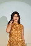 Golden Meadow Peplum Top