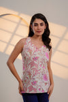 Rose Whisper Designer Top