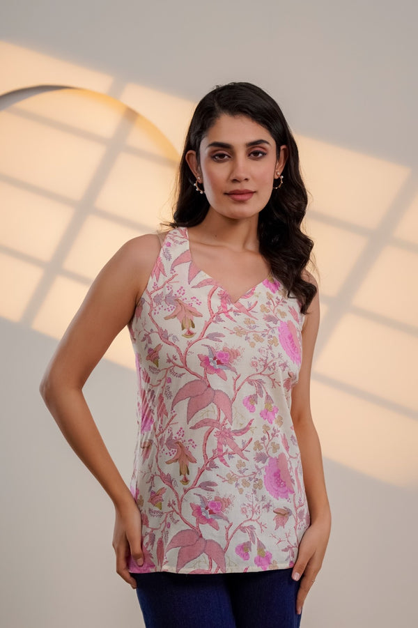 Rose Whisper Designer Top