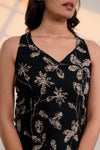 Midnight Bloom Cotton Top